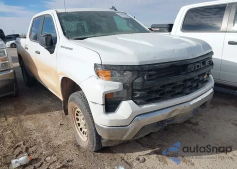 2023 Chevrolet Silverado 1500 Work Truck из США, поврежденный, VIN 1GCUDAED4PZ173176